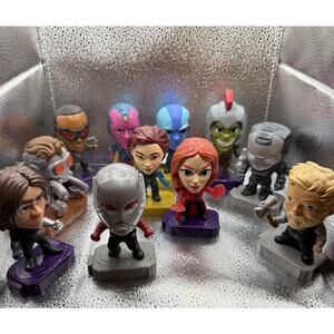 Lot of 11 McDonald's Happy Meal Marvel Avengers Toys 2019-2022 Action Figure 4”